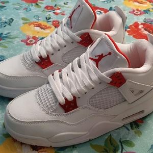 NEW Air Jordan Retro 4 Metallic Red size 8W, 6.5M
